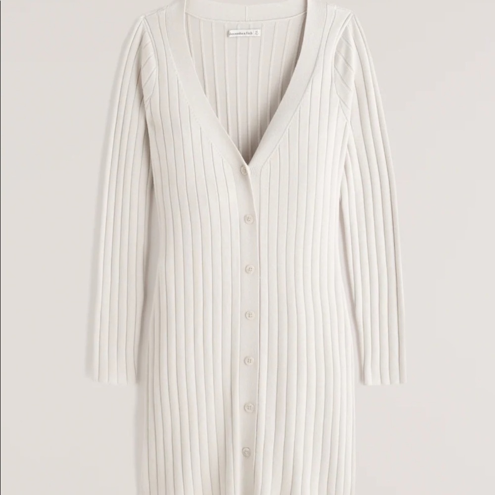 Abercrombie Deep V Sweater Dress